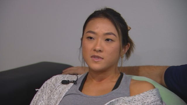 Innocent bystander hit by gunfire in uptown recounts terrifyingly close call