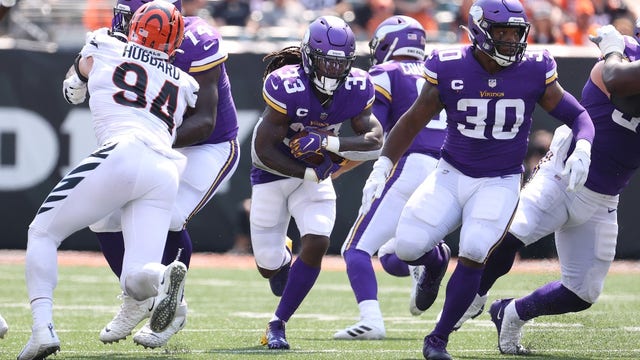 Michael Pierce inactive, Dalvin Cook will play for Vikings at Panthers