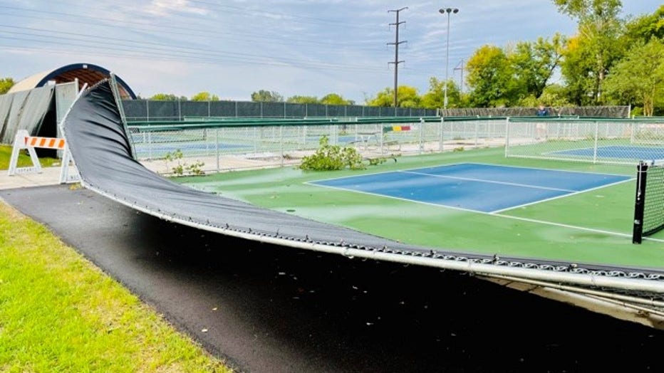 pickleball court damaged savage pd 1