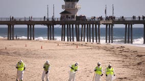 California oil spill: Huntington Beach reopens its shoreline