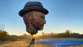 Vincent van Gogh hot air balloon launches in Minneapolis to celebrate exhibit expansion