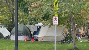 Concerns grow over homeless encampment near Lucy Laney Elementary School
