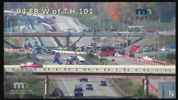 Officials investigate fatal crash on I-94 in St. Michael, Minn.