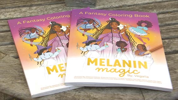 Plymouth artist creates 'Melanin Magic: A Coloring Book Featuring Fantasy Beings of Color'