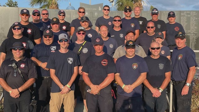 Minnesota firefighters return home after helping parts of Louisiana devastated by hurricane