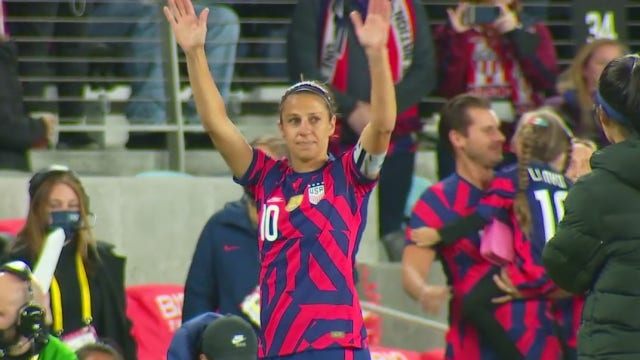 Fans celebrate US Soccer legend Carli Lloyd’s retirement game in Minnesota