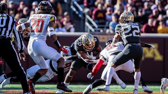 Gophers run for 326 yards, 4 TDs in 34-16 win over Maryland