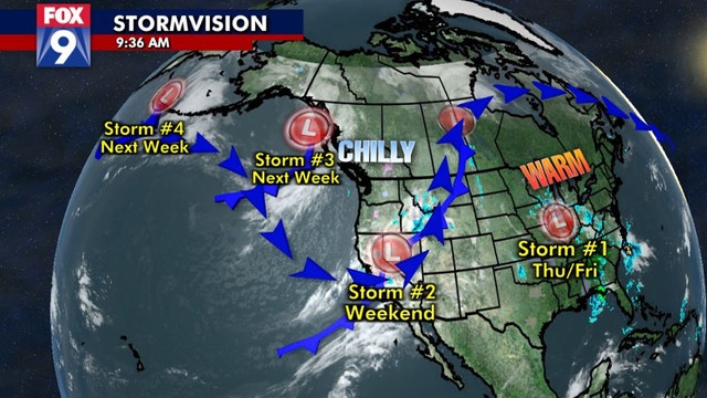 Big pattern change will bring unsettled weather to Minnesota