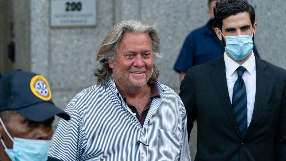 66650b0f-Stephen Bannon Charged With Fraud Over Border Wall Group