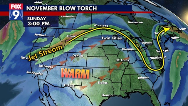 November warmth on the way