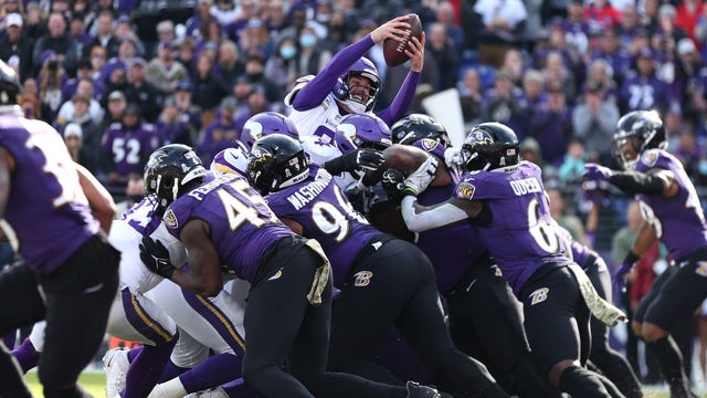 Vikings lose at Ravens 34-31 in overtime, fall to 3-5