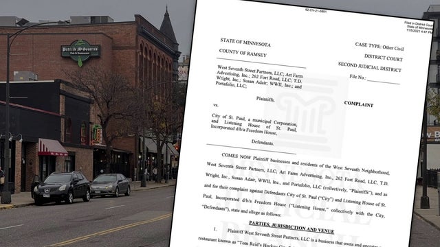 St. Paul businesses sue city over day shelter, rise in crime