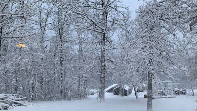 hackensack cabin snow