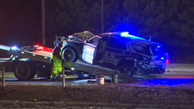 Oak Park Heights PD squad car rear-ended by alleged drunk driver on Hwy. 36