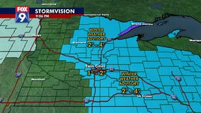 Another round of snow expected on Tuesday