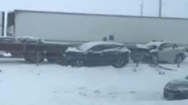 I-94 reopens after pile-up crash near Ashby, Minn. on Christmas