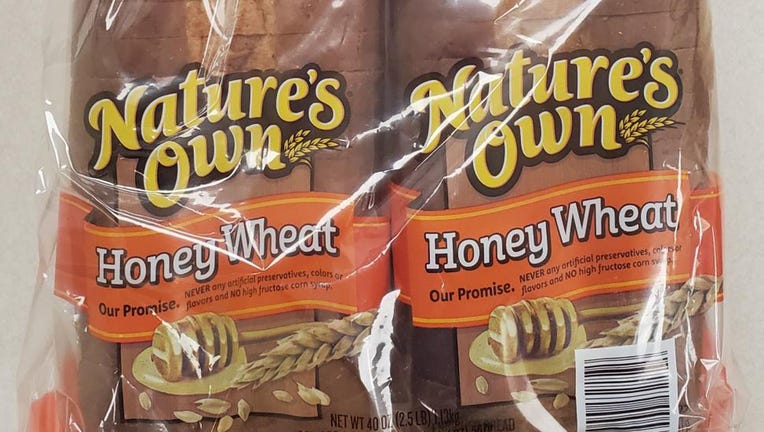 Natures Own honey wheat provided - FDA