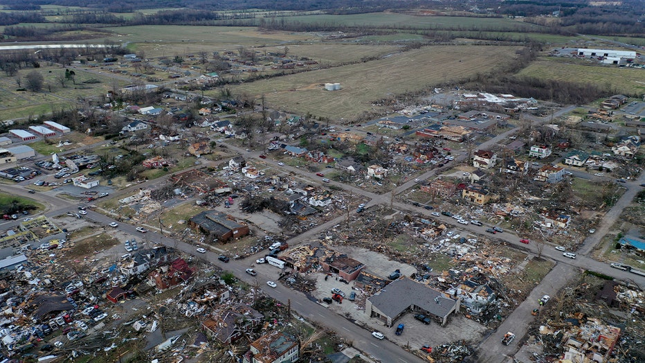 Kentucky tornado damage Getty