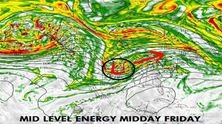 Friday's storm potential 