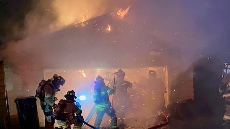 rochester mn storm garage fire