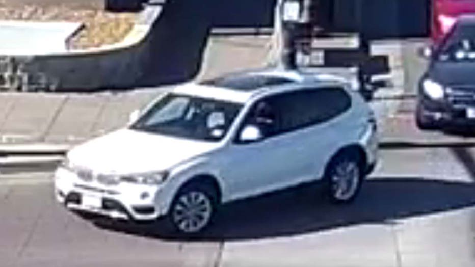 Random shootings at cars suspect White BMW