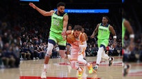 Tale of two halves: Wolves lose to Hawks 134-122 after injuries, ejections