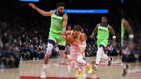 Tale of two halves: Wolves lose to Hawks 134-122 after injuries, ejections