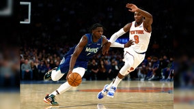 Timberwolves hold onto tight lead to beat Knicks 112-110