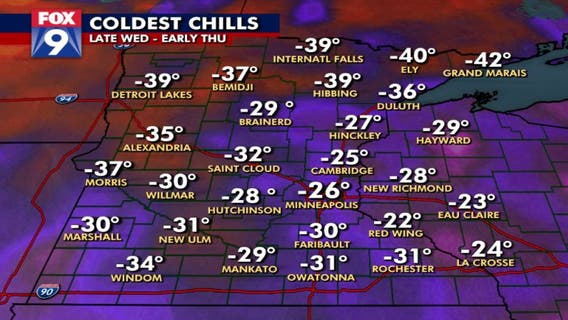 Another cold one Thursday with wind chills well below 0