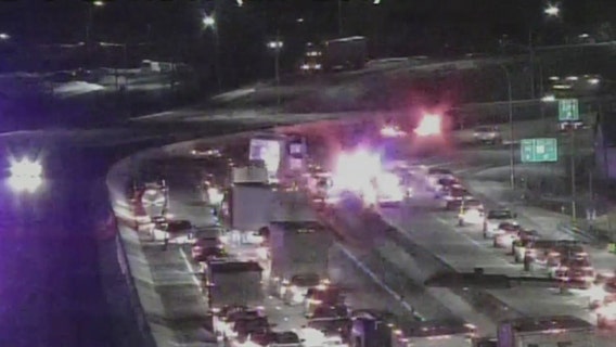 Potato spill causes temporary closure on I-94