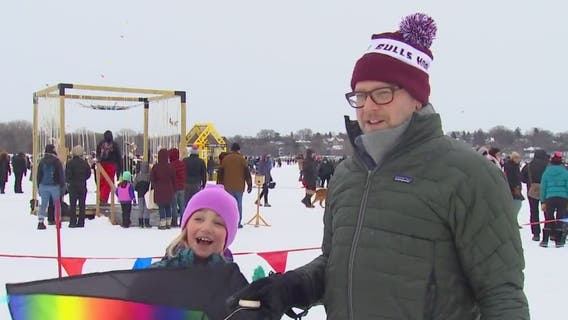 Enjoying winter in Minnesota: Pond hockey, kite flying and skiing