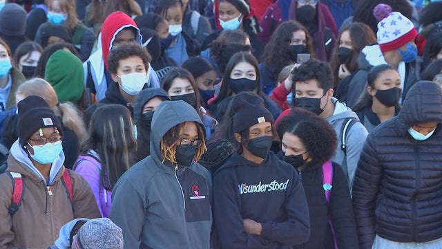 St. Paul students stage walkout over COVID-19 issues, call for return to distance learning