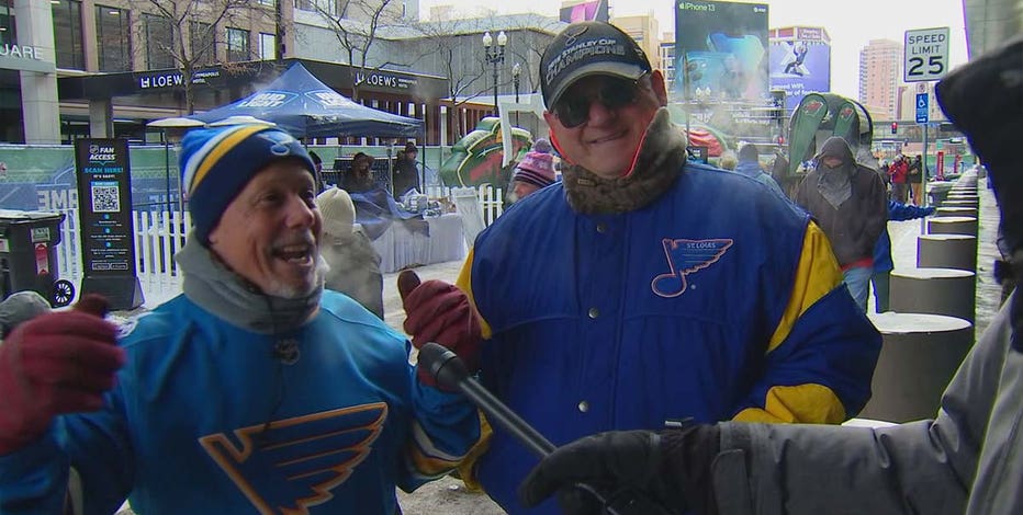 Watch: Blues show up for Winter Classic like it's July - Bring Me The News