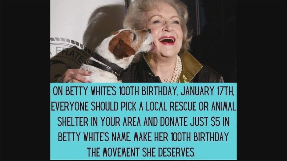 Betty White Challenge' to support Minnesota animal shelters