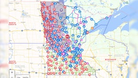 White-out conditions cause crashes, closures throughout Minnesota