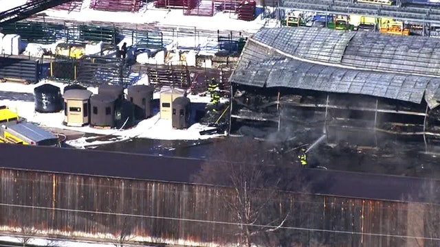 Fire extinguished at Blaine Fleet Farm despite cold