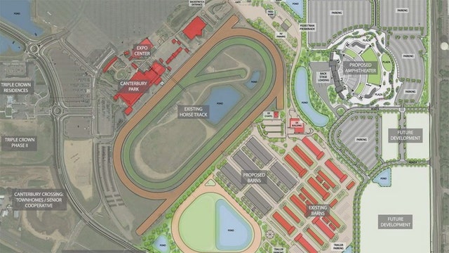 19,000-person amphitheater proposed for Canterbury Park grounds