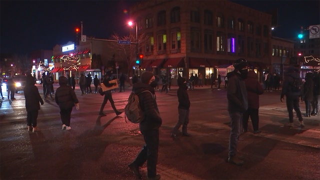 Buildings, shops vandalized during protest Friday night in Minneapolis