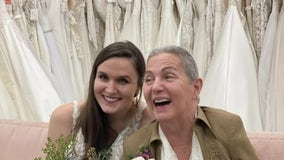 Single woman throws wedding-gown party with mom who has cancer: Incredible gift of love