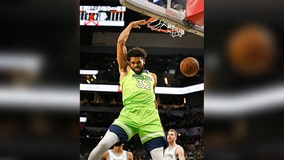 Karl-Anthony Towns scores franchise record 60 points, Wolves beat Spurs 149-139