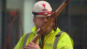 Meet the 'Flute Guy:' Iron worker brings soothing sounds to downtown Minneapolis