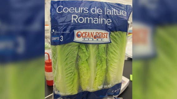 Consumer advisory issued for romaine hearts from Ocean Mist Farms