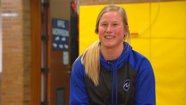 School teacher by day, pro hockey player by night