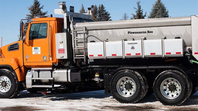 Meet Minnesota's snowplows: Betty Whiteout, Ctrl Salt Delete, Scoop Dogg
