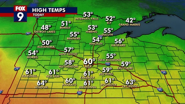 Twin Cities see first 60-degree day of 2022