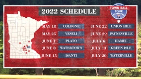 2022 FOX 9 Town Ball Tour schedule