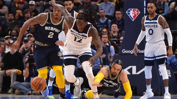 Timberwolves stumble in 124-96 Game 2 loss to Grizzlies, series tied 1-1