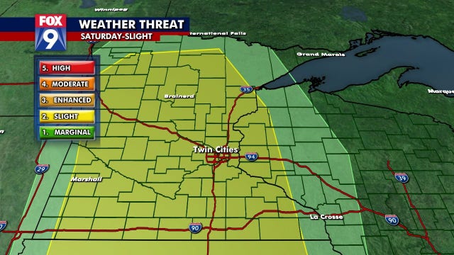 Minnesota weather: Summer-like on Saturday, strong storms possible