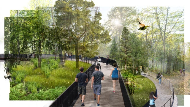 Work to convert Minnesota Zoo's monorail into walking trail begins