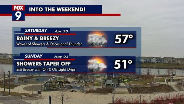 Minnesota weather: Wet weekend ahead, with 1-2 inches of rain possible